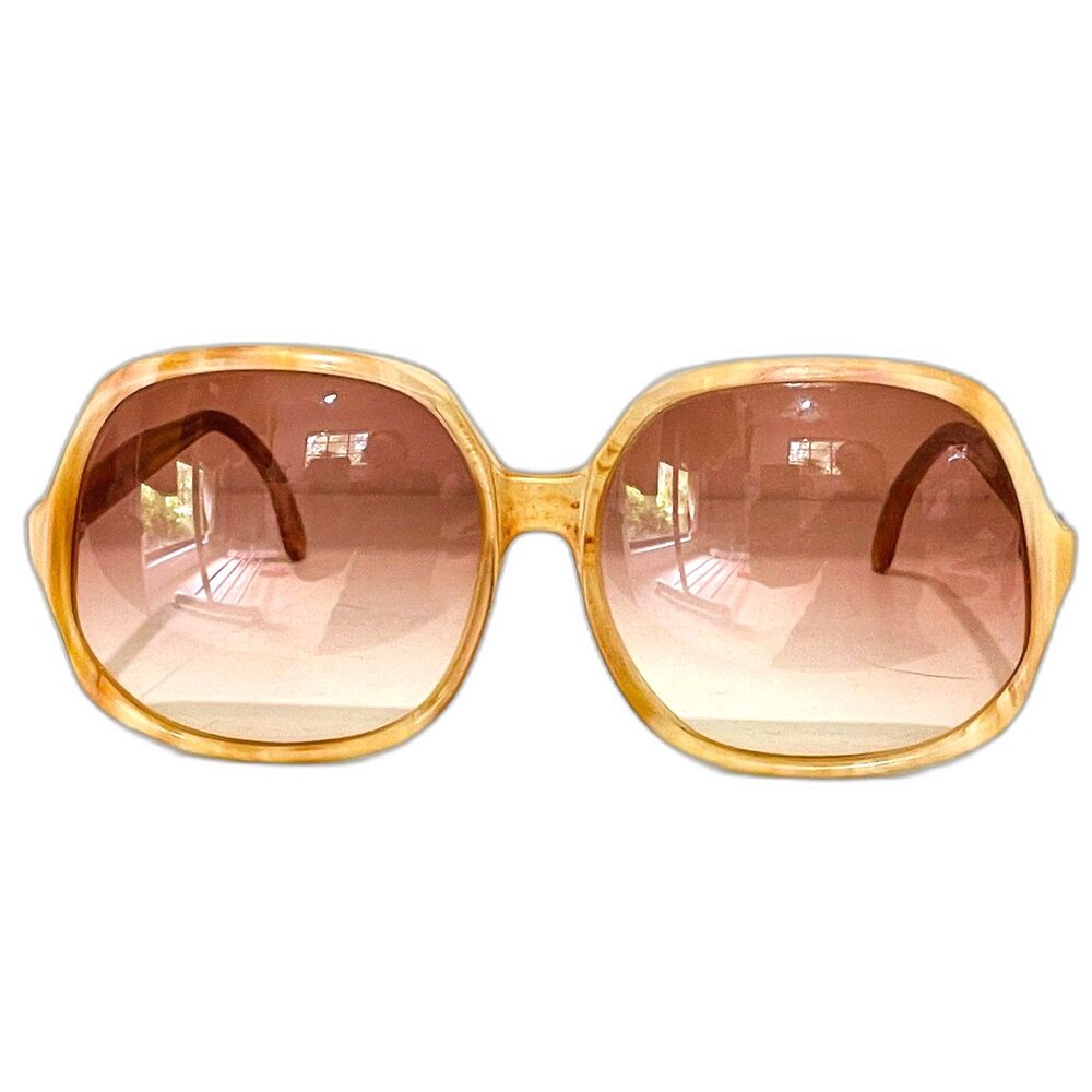 Original Vintage Sunglasses Anne Klein Riviera Mod 50 Made in Italy 1970s Retro - Picture 2 of 10